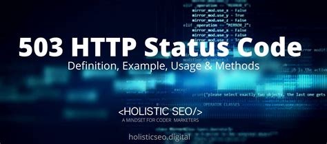 hhtp code|503 status code.